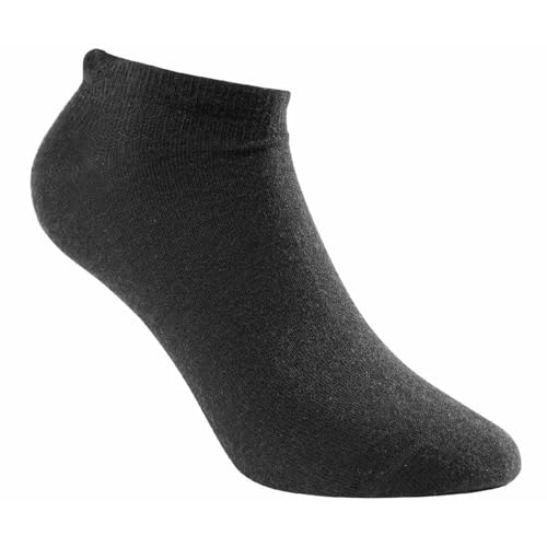 Woolpower Liner Socks Short - Leichte Socken/Füßlinge,Schwarz,45-48 von Woolpower