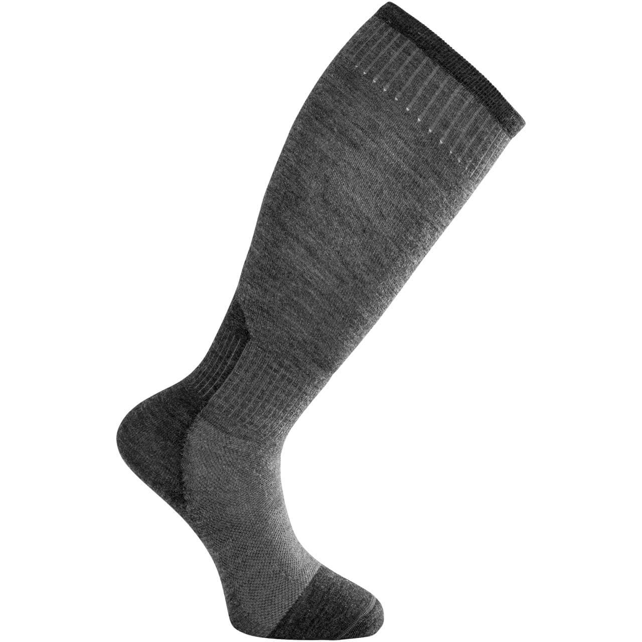 Woolpower Skilled Liner Kniesocken - Dark Grey/Grey, 36-39 von Woolpower