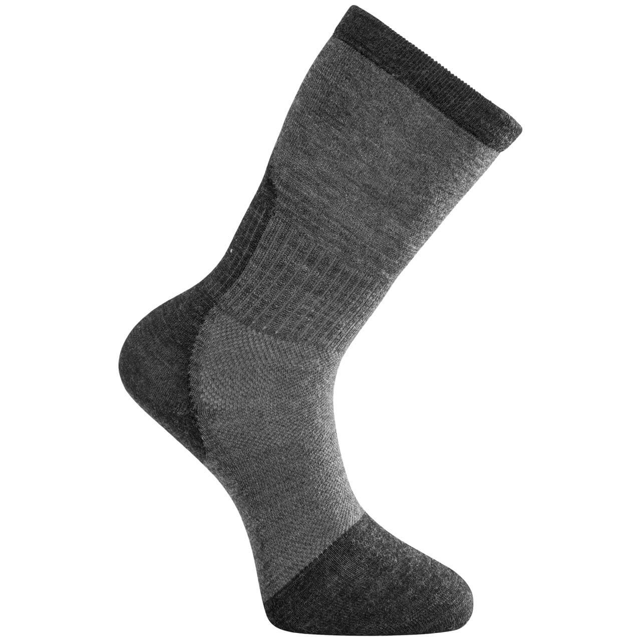 Woolpower Skilled Liner Socken Classic - Dark Grey/Grey, 45-48 von Woolpower