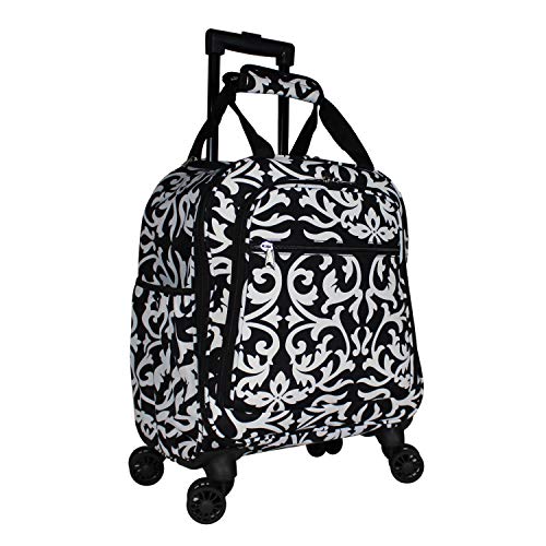 World Traveler Handgepäck, Damast mit schwarzem Rand (Schwarz) - 815501-501-B von World Traveler