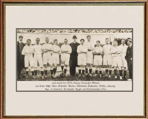 World of Football Fotorahmen Leipzig DT. Meister 1906 von World of Football