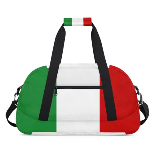 Reisetasche mit italienischer Flagge, für Mädchen, Jungen, Übernachtung, Wochenend-Reisetasche, 24 l, Sport, Fitnessstudio, Sporttasche, Trainingstasche, Tragetasche, farbe, (24L) UK, von WowPrint