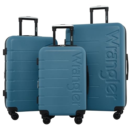 Wrangler Maverick 3-teiliges Gepäck-Set, Blue Heaven, Maverick 3-teiliges Gepäck-Set von Wrangler