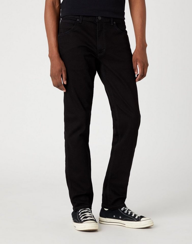 Wrangler Regular-fit-Jeans Hose Wrangler Greensboro, G 38, L 34, F black von Wrangler