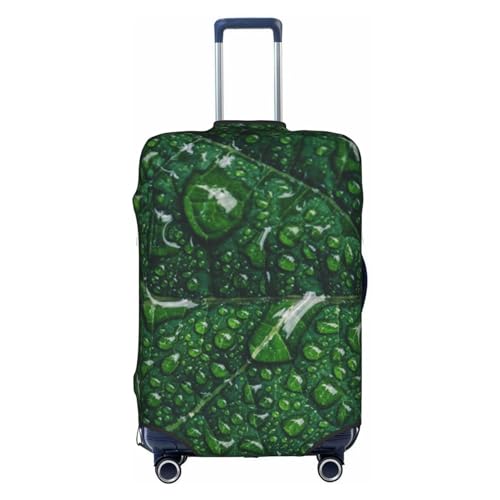 Wratle Kofferabdeckung, elastisch, passend für 45,7 - 76,2 cm Gepäck, schöner grüner Rasen, Ein grünes Blatt, L von Wratle