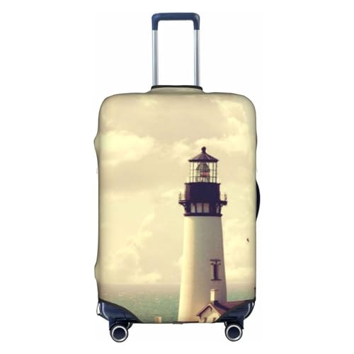 Wratle Kofferabdeckung, elastisch, passend für 45,7 - 76,2 cm große Gepäck, Seeotter, Alter Leuchtturm, XL von Wratle