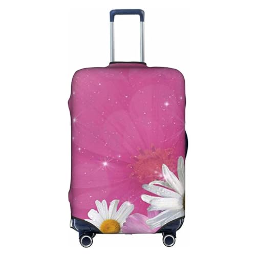 Wratle Kofferabdeckung, elastisch, passend für 45,7 - 76,2 cm große Gepäck, Welpen, Mops, Schönes Gänseblümchen, XL von Wratle