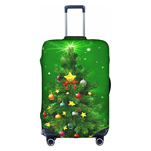Wratle Kofferabdeckung, elastisch, passend für 45,7 - 76,2 cm große Gepäckstücke, Mohnblumen, Weihnachtsbäume, M von Wratle