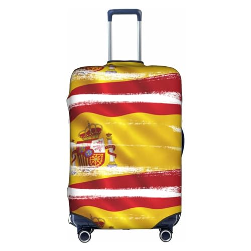 Wratle Kofferabdeckung, elastisch, passend für 45,7 - 76,2 cm große Gepäckstücke, Spanien-Flagge, Flagge Spaniens, L von Wratle