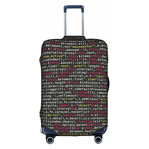 Wratle Kofferabdeckung, elastisch, passend für 45,7 - 76,2 cm große Gepäckstücke, frischer Pfau, Programmiercode, L von Wratle