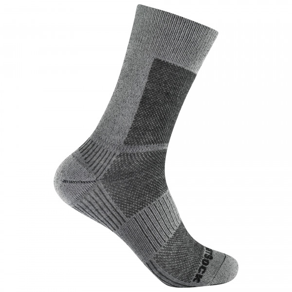 Wrightsock - Coolmesh II Merino Crew - Wandersocken Gr S grau von Wrightsock