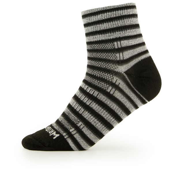 Wrightsock - Coolmesh II Quarter - Wandersocken Gr L;M;S;XL blau;bunt;grau;grün;rosa;schwarz;türkis;weiß von Wrightsock