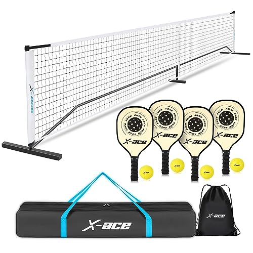 X-ACE Pickleball Netzsatz Tennisnetz (Netz-Set) von X-ACE