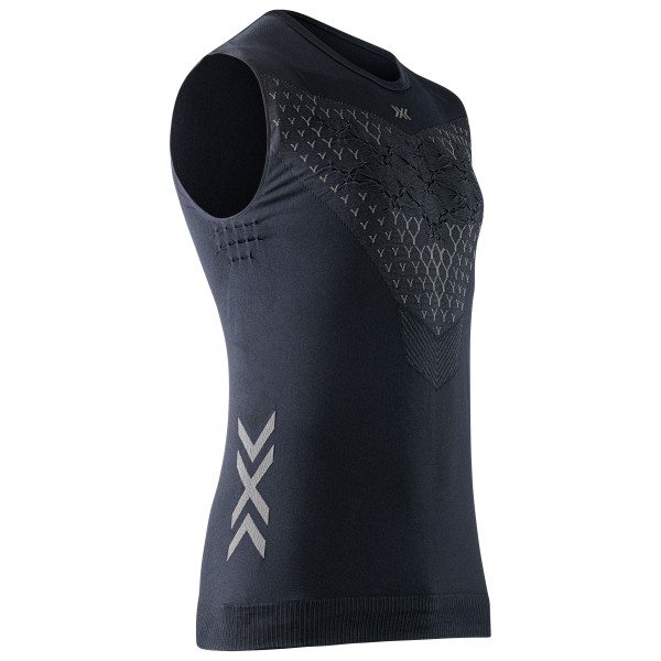 X-Bionic - Twyce Run Singlet - Laufshirt Gr S schwarz/blau von X-BIONIC