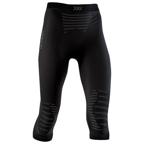 X-Bionic - Women's Invent 4.0 Pants 3/4 - 3/4 Unterhose Gr L;M;S;XL;XS schwarz/ charcoal von X-BIONIC