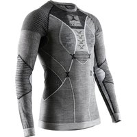 X-BIONIC Apani 4.0 Merino Langarmshirt Herren black/grey/white XL von X-BIONIC