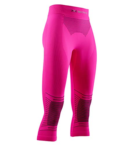 X-Bionic Damen Energizer 4.0 3/4 Pants, neon Flamingo/Anthra, XS von X-Bionic