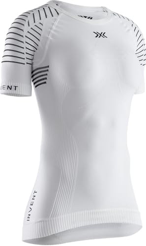 X-Bionic Damen Invent 4.0 T Shirt, Arctic White/Dolomite Grey, XL EU von X-Bionic