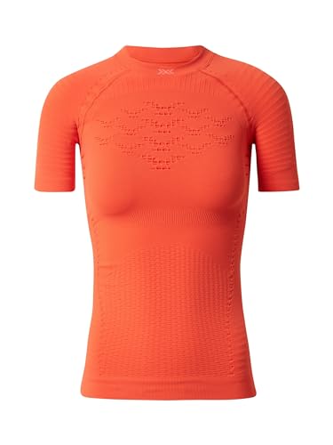 X-BIONIC Effektor T-Shirt O004 Sunset Orange/Namib Red M von X-Bionic