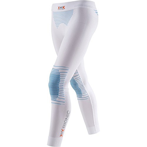 X-Bionic Erwachsene Funktionsbekleidung Lady Energizer MK2 UW Pants Long, White/Turquoise, S/M von X-Bionic