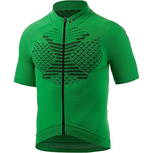 X-Bionic Herren Biking Man TWYCE OW SH_SL.Full Zip T-Shirt, Green/Black Till END of Stock, M von X-Bionic