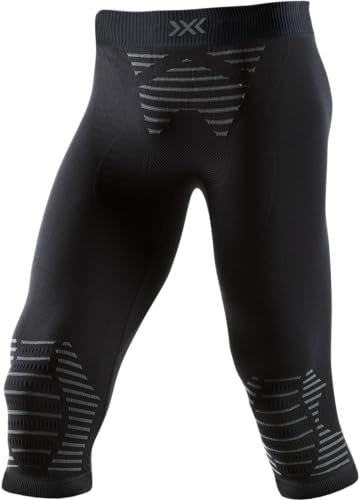 X-Bionic Herren Invent 4.0 Pants 3/4 Men Hose, Black/Charcoal, S von X-Bionic