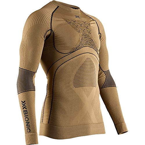 X-Bionic Herren Radiactor 4.0 Langarmshirt, S001 Gold/Black, S von X-Bionic