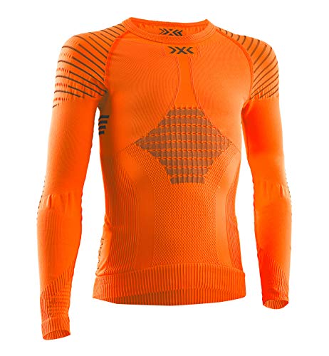 X-Bionic Unisex Kinder Pl-invent PT SHIRTS, O021 Sunset Orange/Anthracite, 152 EU von X-Bionic