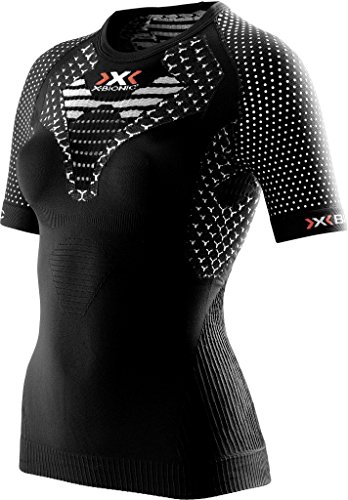 X-Bionic Running TWYCE Shirt Short Sleeve Women Black/White Größe L 2017 Laufshirt Kurzarm von X-Bionic