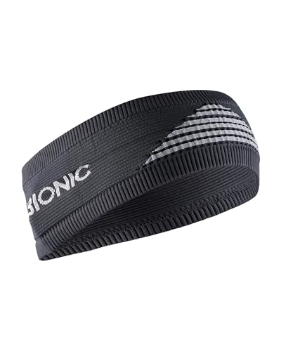 X-Bionic Unisex – Erwachsene Stirnband-Nd-Yh27W19U Stirnband, Charcoal/Pearl Grey, 1 von X-Bionic