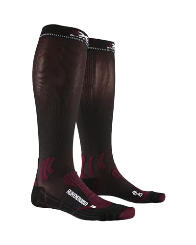 X-Socks Funktionssocken Run Energizer Socke, Rot (Ruby/Schwarz), 45-47 von X-Bionic