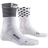 X-SOCKS Biking Race Socken arctic white/dot/stripe 39-41 von X-SOCKS