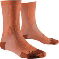 X-SOCKS Gravel Discover Crew Fahrradsocken O008 - sunset orange 42-44 von X-SOCKS