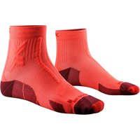 X-SOCKS Trailrun Discover Ankle Laufsocken R060 - fluo red/namib red 35-38 von X-SOCKS