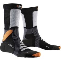 X-SOCKS X-Country Race 4.0 Socken black/stone grey melange 39-41 von X-SOCKS