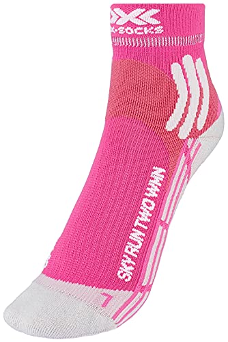 X-Socks X-Bionic Damen Sky Two Socken, P042 Flamingo Pink/Pearl Grey, 41-42 von X-Bionic