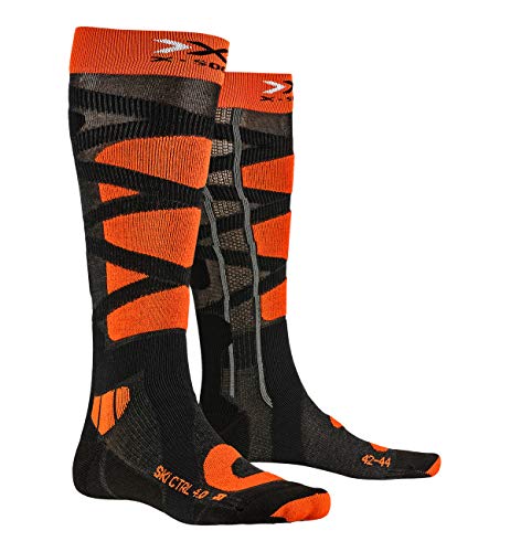 X-Bionic X-Bionic Unisex Ski Control 4.0 Socken, Anthracite Melange/X-Orange, 39-41 EU von X-Socks