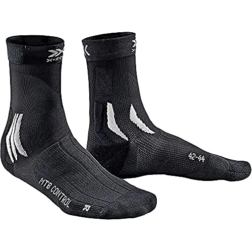 X-Bionic X-Socks Mountain Bike Control Socks, Opal Black/Arctic White, 45-47 X-Bionic X-Socks Mountain Bike Control Socks, Opal Black/Arctic White, 45-47 von X-Socks