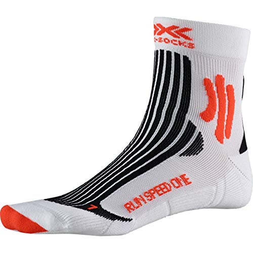 X-Socks X-Bionix Run Speed One Socke W017 Arctic White/Sunset Orange 39-41 von X-Socks