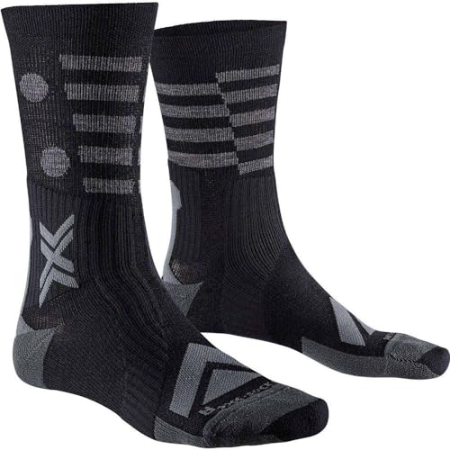 X-Socks® GRAVEL PERFORM MERINO CREW, Schwarz/CHARCOAL, 39-41 von X-Socks
