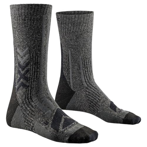 X-Socks® HIKE PERFORM MERINO CREW, Schwarz/CHARCOAL, 35-38 von X-Socks
