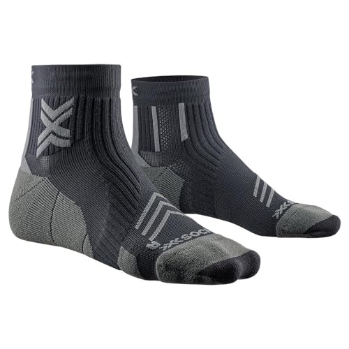 X-Socks® RUN EXPERT ANKLE, Schwarz/CHARCOAL, 39-41 von X-Socks