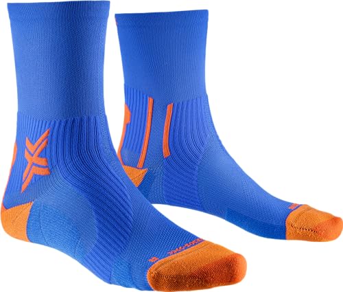 X-Socks® RUN PERFORM CREW, TWYCE Blau/Orange, 42-44 von X-Socks