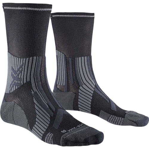 X-Socks® TRAILRUN EXPERT CREW, Schwarz/CHARCOAL, 45-47 von X-Socks