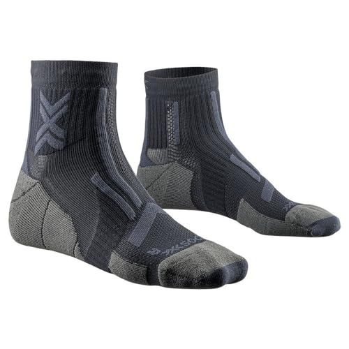 X-Socks® TRAILRUN PERFORM ANKLE, Schwarz/CHARCOAL, 35-38 von X-Socks