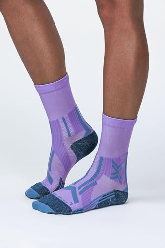 X-Socks® TRAILRUN PERFORM CREW WMN, ORCHID/SUNSET BLUE, 35-36 von X-Bionic