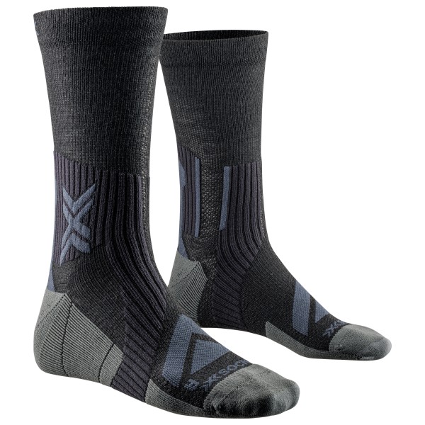 X-Socks - Bike Expert Merino Crew - Radsocken Gr 35-38;39-41;42-44;45-47 rot;schwarz von X-Socks