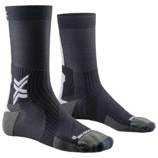 X-Socks - Bike Perform Crew - Radsocken Gr 42-44 grau/schwarz von X-Socks