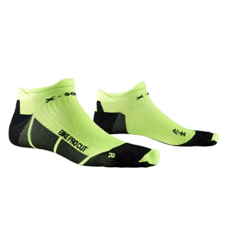 X-Socks Unisex Bike Pro Cut Socke, B013 Opal Black, 41 EU von X-Bionic