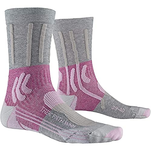 X-Socks X-Bionic X-Bionic Trek Path Socken Pearl Grey/Flamingo Pink 35-36 X-Bionic Trek Path Socken Pearl Grey/Flamingo Pink 35-36 von X-Socks